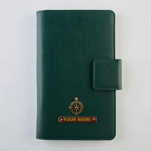 PERSONALISED FAMILY PASSPORT COVER - GREEN