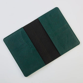 PERSONALISED PASSPORT COVER - GREEN