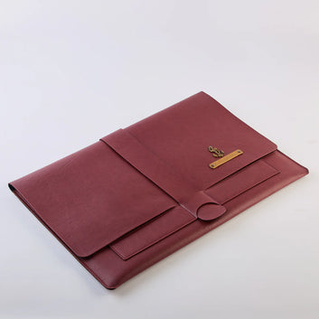 PERSONALISED LAPTOP ORGANISER (13 Inch) - MAROON