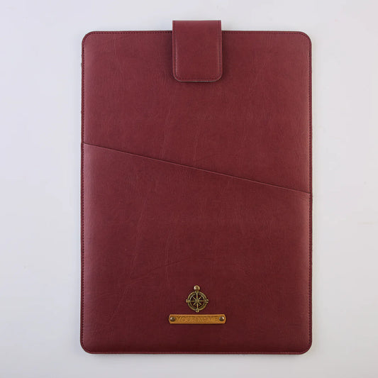 PERSONALISED LAPTOP/ DOCUMENT SLEEVE (13 Inch) - MAROON