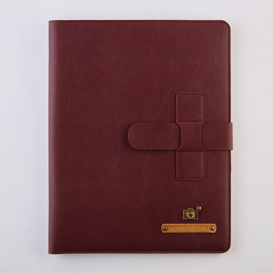 PERSONALISED TABLET ORGANISER - MAROON