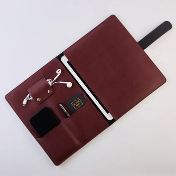 PERSONALISED TABLET ORGANISER - MAROON