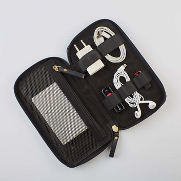 PERSONALISED GADGET ORGANISER - BLACK