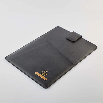 PERSONALISED LAPTOP/ DOCUMENT SLEEVE (13 Inch) - BLACK