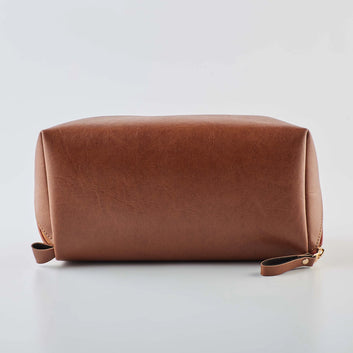 PERSONALISED DOPP KIT - TAN