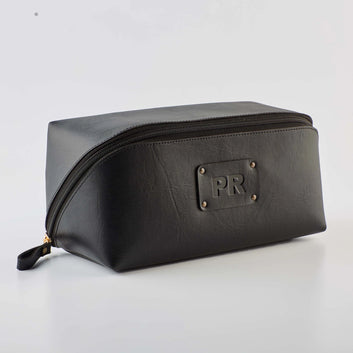 PERSONALISED DOPP KIT - BLACK