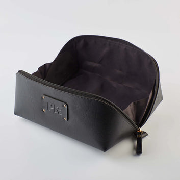 PERSONALISED DOPP KIT - BLACK