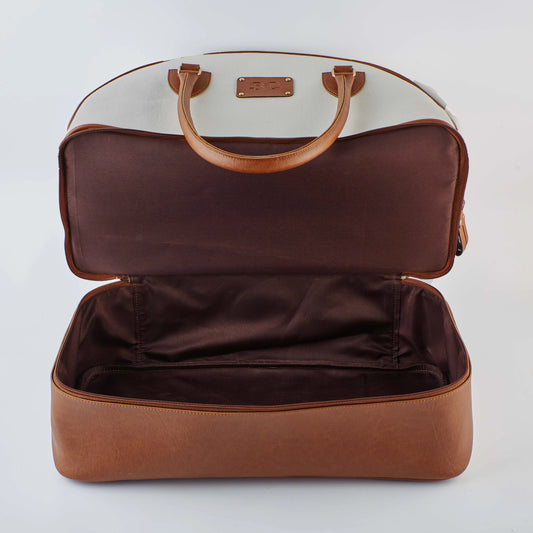 PERSONALISED WEEKENDER BAG - TAN