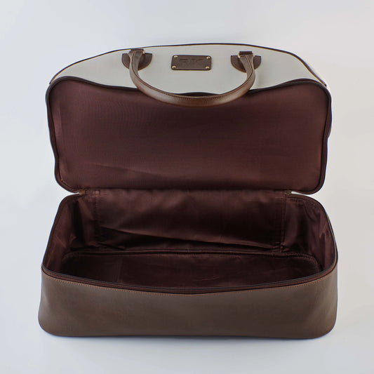 PERSONALISED WEEKENDER BAG - BROWN