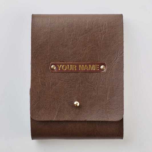 PERSONALISED NOTEPAD - BROWN