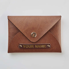 PERSONALISED CARDHOLDER - TAN