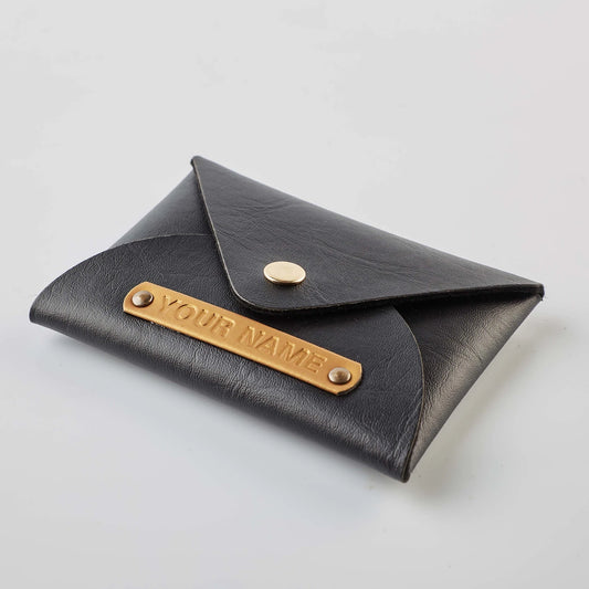 PERSONALISED CARDHOLDER - BLACK