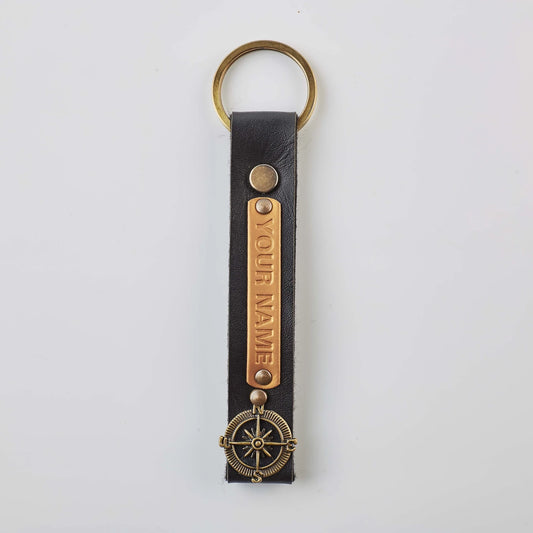 PERSONALISED KEYCHAIN - BLACK