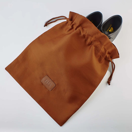 PERSONALISED SHOEBAG - TAN