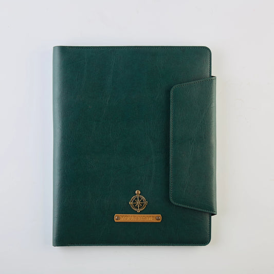 PERSONALISED OFFICE FOLDER - GREEN