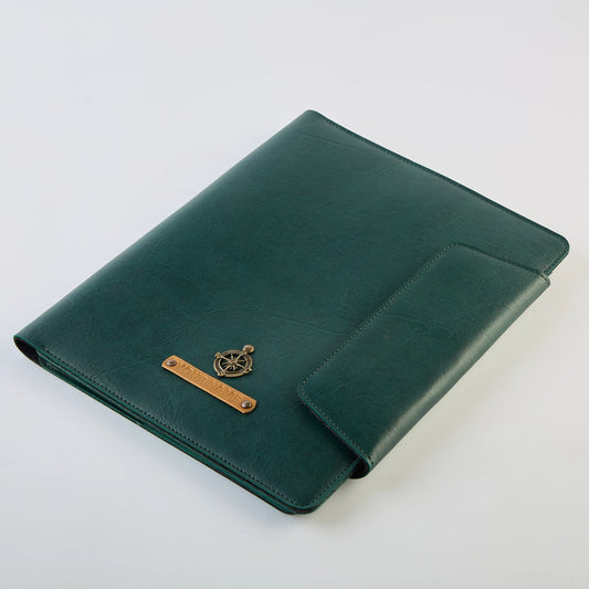 PERSONALISED OFFICE FOLDER - GREEN