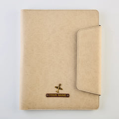 PERSONALISED OFFICE FOLDER - BEIGE