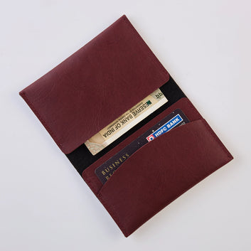 PERSONALISED MINI WALLET - MAROON