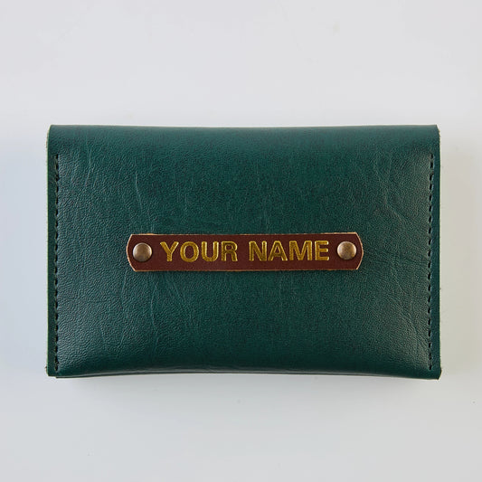 PERSONALISED MINI WALLET - GREEN