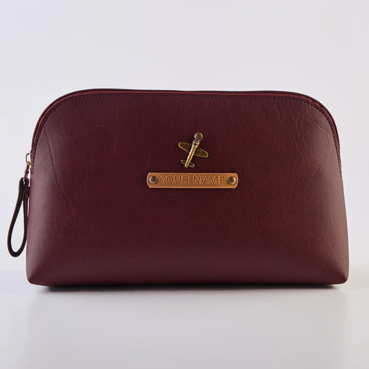 PERSONALISED MULTIPURPOSE POUCH - MAROON