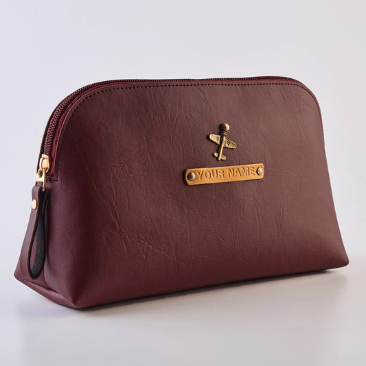 PERSONALISED MULTIPURPOSE POUCH - MAROON