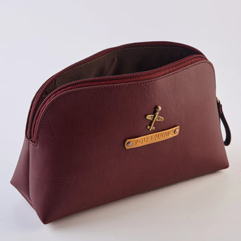 PERSONALISED MULTIPURPOSE POUCH - MAROON