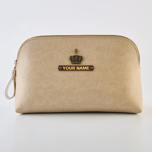 PERSONALISED MULTIPURPOSE POUCH - BEIGE