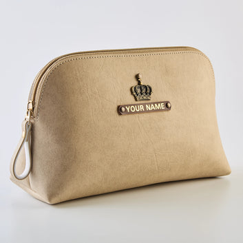 PERSONALISED MULTIPURPOSE POUCH - BEIGE