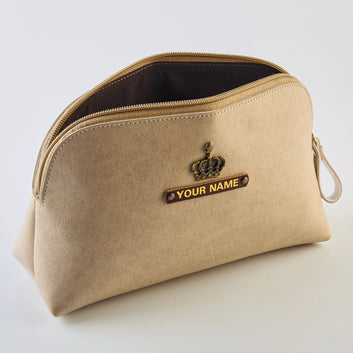 PERSONALISED MULTIPURPOSE POUCH - BEIGE