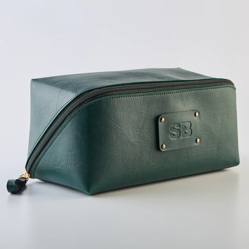 PERSONALISED DOPP KIT - GREEN