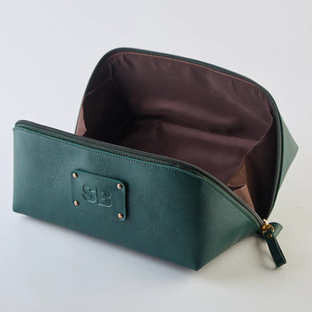 PERSONALISED DOPP KIT - GREEN