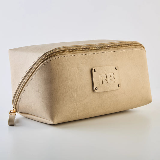 PERSONALISED DOPP KIT - BEIGE