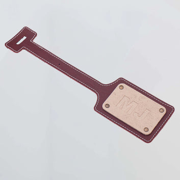 PERSONALISED BAG TAG - MAROON