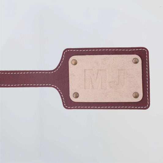 PERSONALISED BAG TAG - MAROON