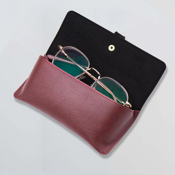 PERSONALISED EYEWEAR CASE - MAROON