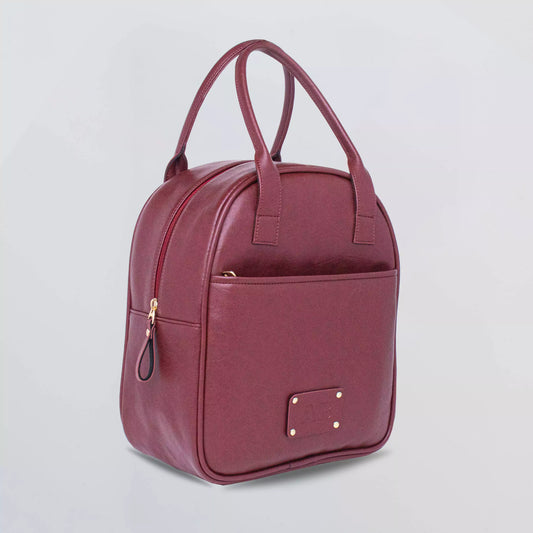 PERSONALISED TIFFIN BAG - MAROON